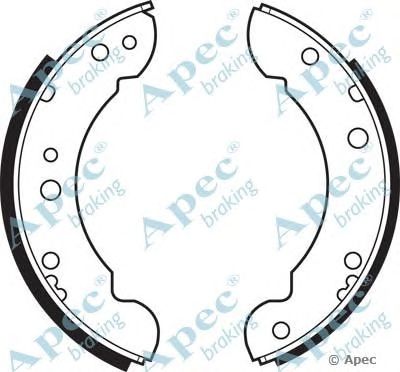 APEC BRAKING shu138 -  Комплект тормозных колодок